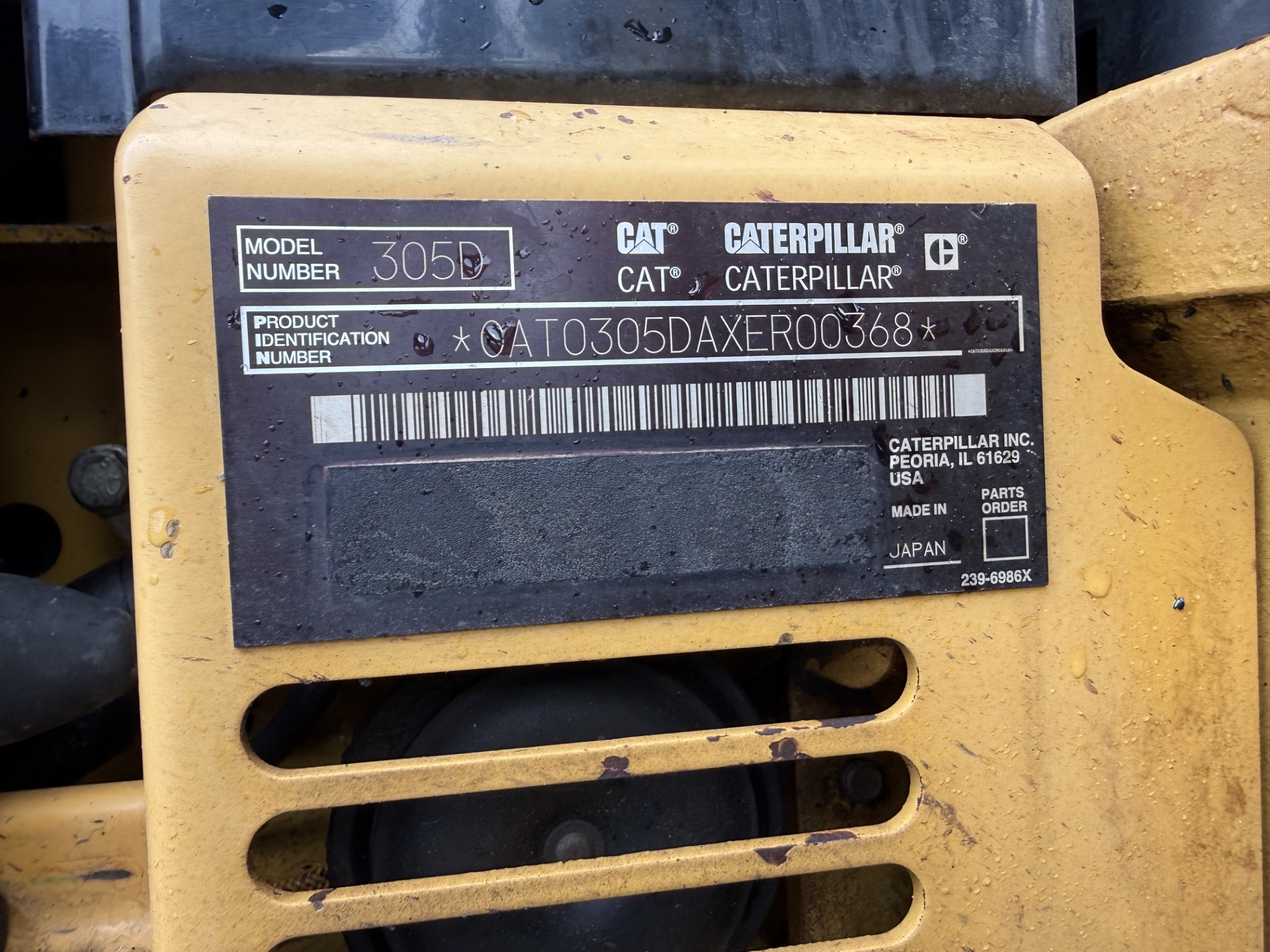 CATERPILLAR 305D CR