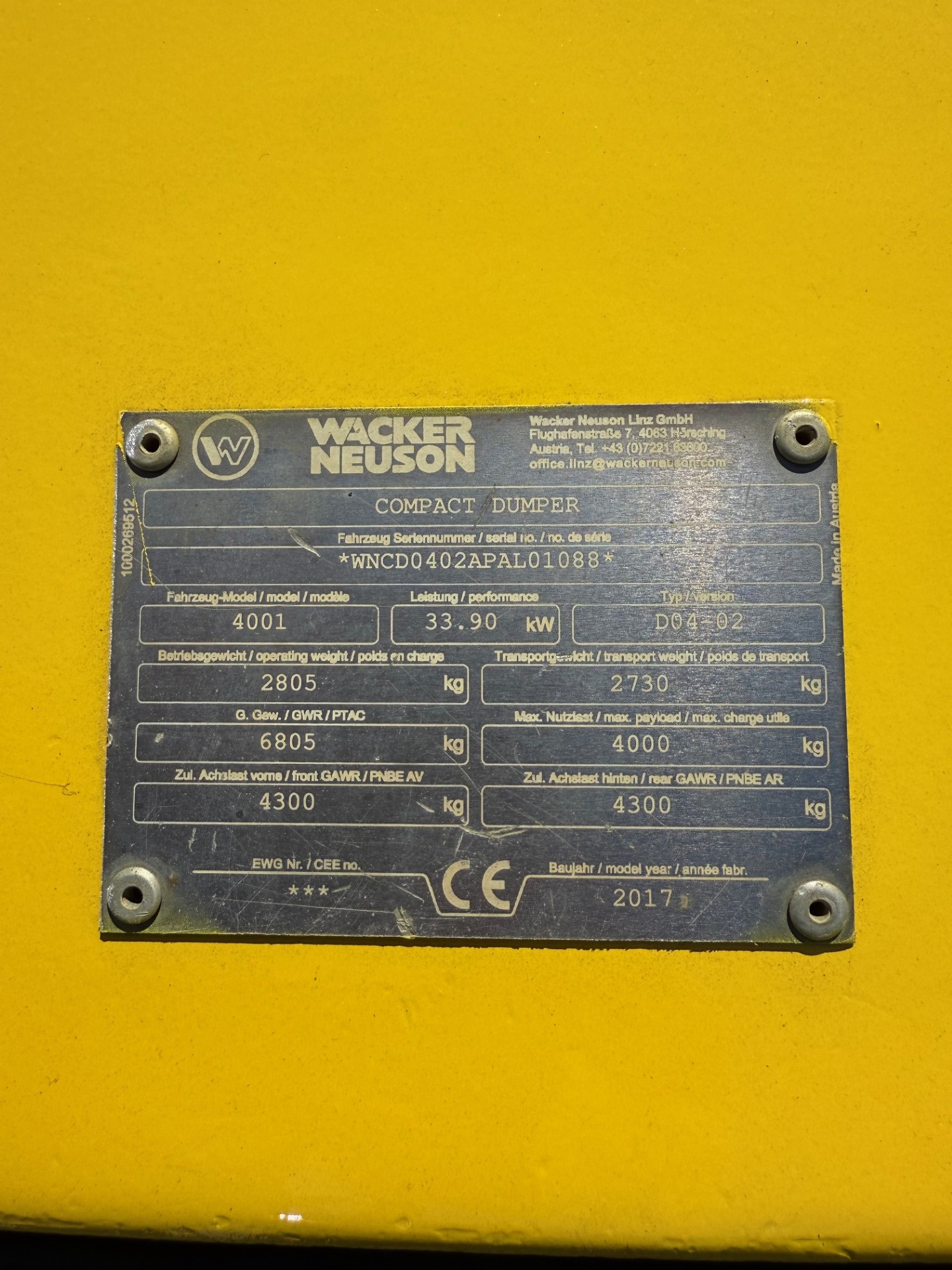 Wacker Neuson 4001