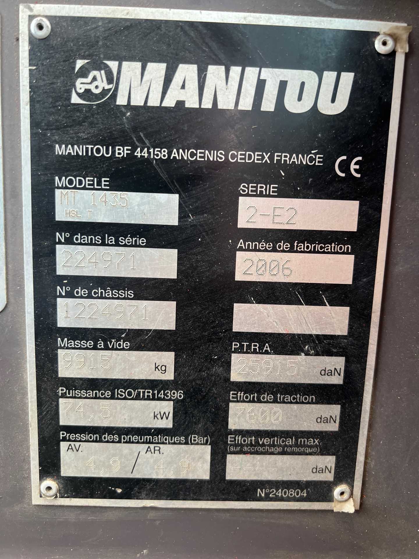 Manitou MT 1435 H SLT MU ORH 