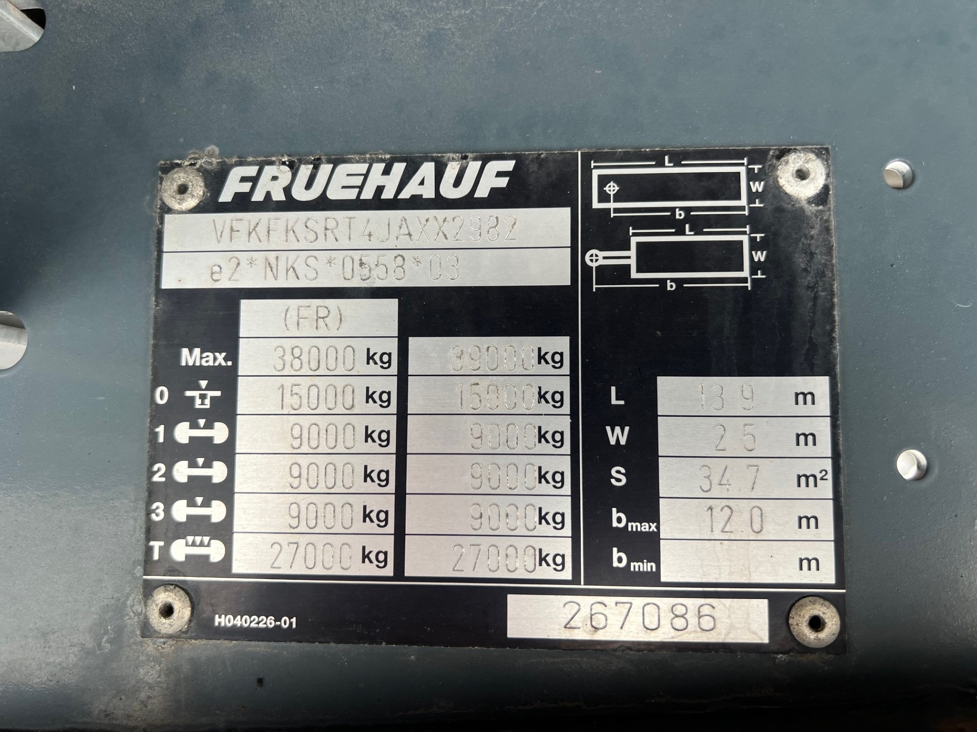 Fruehauf semi-reboque